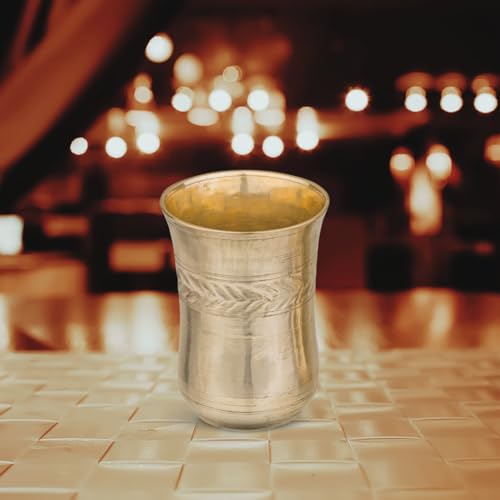 Image of K P Lab Verified Pure Bronze Kansa Glass | 400ml Handmade Bronze Glass | Certified Quality | Ayurvedic Benefits for Digestion & Immunity | Ideal for Gifting