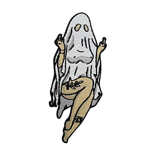 Parche Fantasma Sexy | Parches Termoadhesivos de Planchado para Ropa | Aplique Codera Rodillera Bordado DIY | Finally Home | Ya disponible en tu tienda friki favorita! En mundofriki.es!