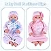 BABESIDE Baby Doll Bottles with Disappearing Milk and Juice Magic Bottles, Magnetic Pacifiers and Pacifier Clips Chain for Reborn Baby Dolls Girls & Boys, 8 Pcs Baby Doll Accessories Set