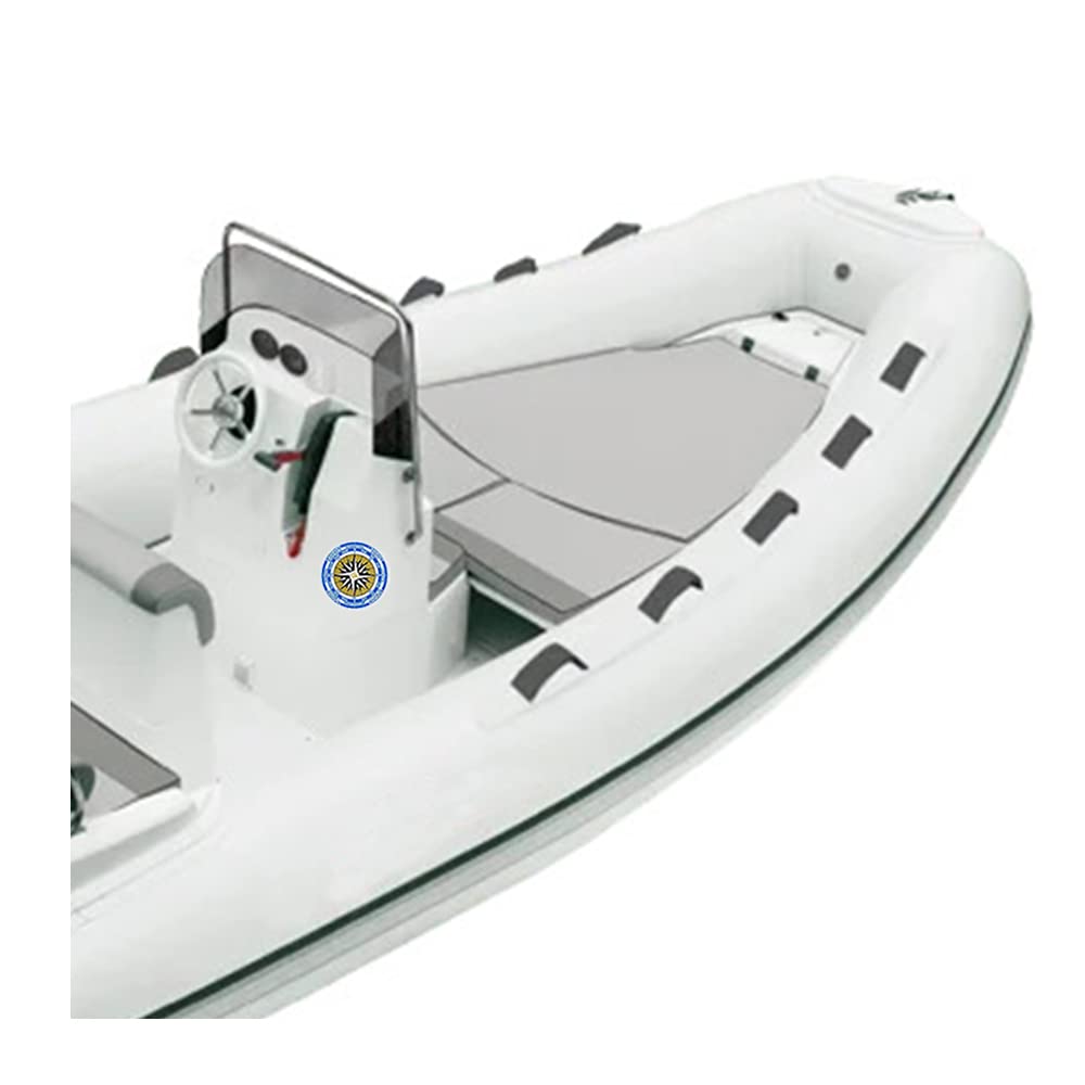 CG94 Segnale adesivo rosa dei venti. Diam. Cm 15. Barca Gommone Camper