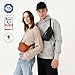Berliner Bags Vintage Genuine Leather Fanny Pack Noah, Belt Bag, Crossbody Sling Bag for Men and Women - Brown