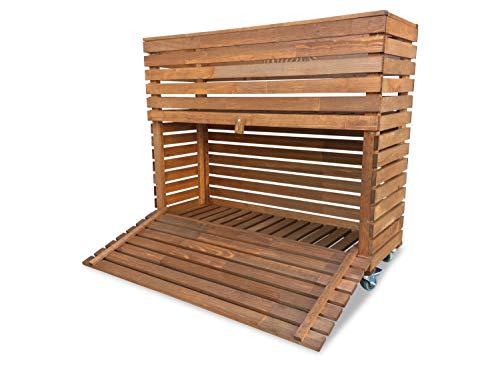 MultiBox L GartenBox BücherBox KräuterBox Hochbeet Rollwagen B92 x T32 x H80 cm