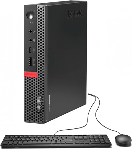 Lenovo ThinkCentre M920Q Micro PC | Intel Core i5-8500T | 8GB RAM | 256GB NVME | AX210 Wi-Fi 6E + BT | Windows 11 Pro | Mini Desktop Computer (Renewed) (8GB RAM + 256GB NVMe)