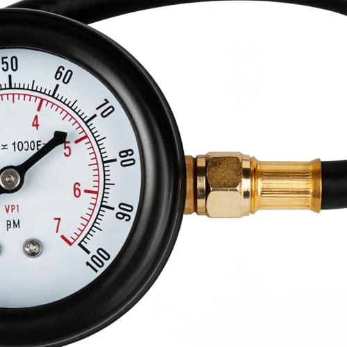 Testeur de fuite de compression moteur et manomètre de pression d'huile