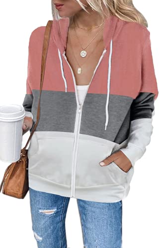 Necooer Kapuzen-Strickjacke Damen Casual Damen Mantel Tasche...