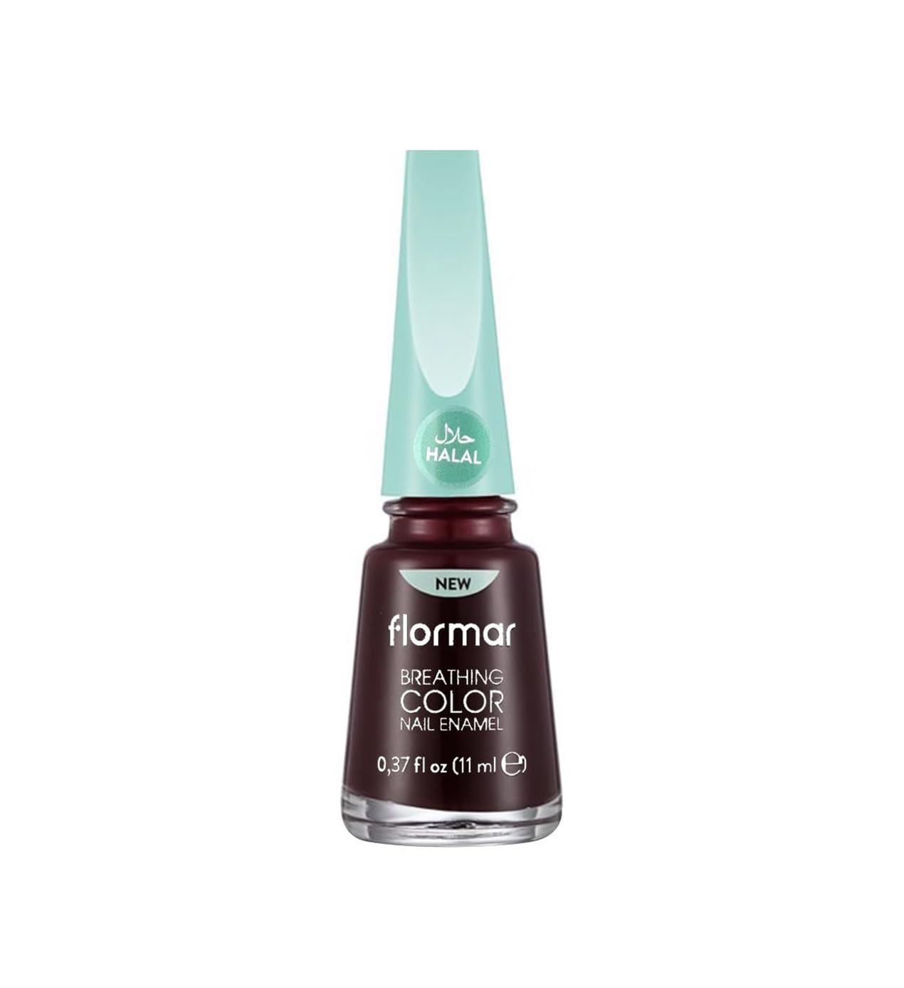 Flormar Nefes Alan Parlak Oje- Breathing Color Nail Enamel- 012 Burgundy- 8682536032636