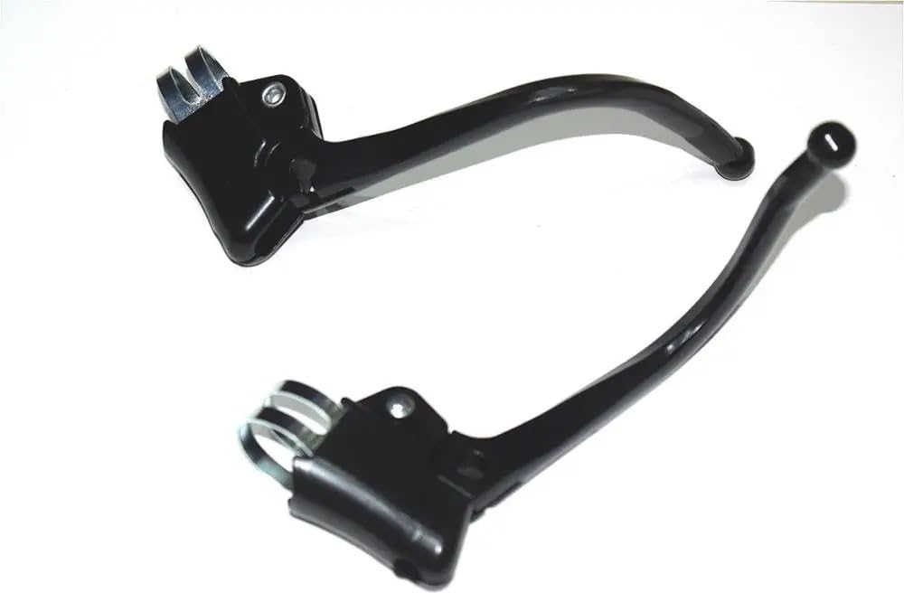 POAYUEWR Road Bicycle 22-24mm Brake Lever Bend Handle Bicycle Brake Handle City Road Bike Brake Levers Bike Brake Drum(Black)