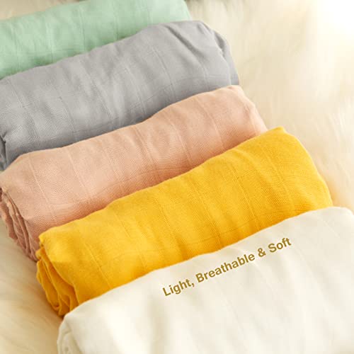 Muslin Bassinet Sheet Fitted 2 Pack For Cradle Or Bassinet Pad＆Mattress, Soft And Breathable Bamboo Cotton Muslin Bassinet Sheets (32"X16"X5.5") For Boys And Girls Gift, Grey #TOP6