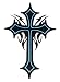 GGSELL Extra large size cross totem temporary tattoos 8.66x8.07" Inches" by King Horse
