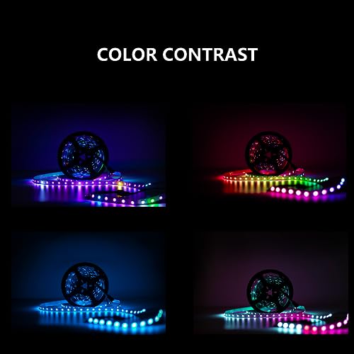Tira LED WS2812B RGB 3 metros con control Bluetooth miniatura 2