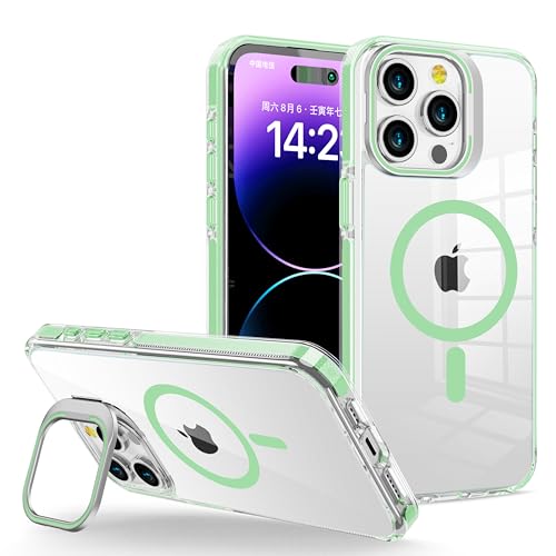 Coque iPhone 13 Pro Max incassable transparente magnétique antichoc béquille