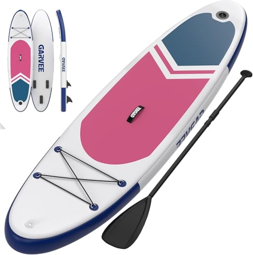 Inflatable Stand Up Paddle Board, 10'6"/11' Paddle Boards with Premium Accessories, Non-Slip EVA Deck, Ultra-Light Carry Bag Pump, SUP for Youth & Adults of All Skill Levels