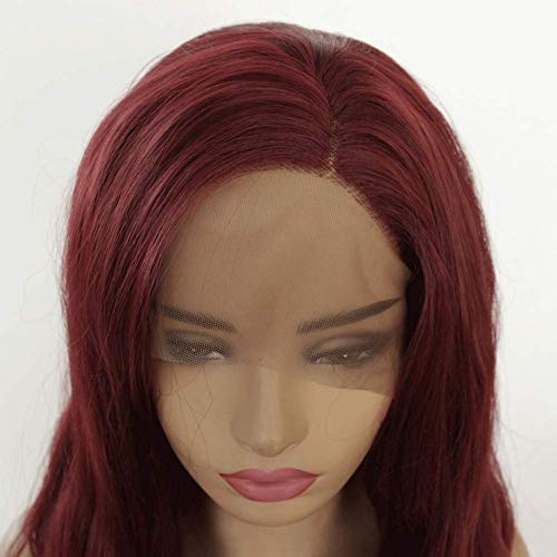 Preisvergleich Produktbild LinkLvoe Vordere SpitzeperüCke,Damen PerüCke, Lange Glatte Haare Gradienten Schmutzig PerüCke PerüCke FüR Rollenspiel Alltagskleid