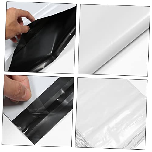 GLEAVI 100 Peças Saco De Correio Envelopes Transparentes Recipientes De Plástico Transparente Sacos