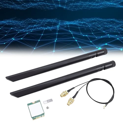 WiFi 6E Carte Tri-Bande M.2 Solution Reseau Instable PC avec Bluetooth 5.3 - 6