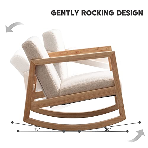 Phoenix Home Nursery Rocking Chair, Beige #TOP1