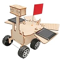 Luwecf DIY Solar Mars Rover Robot Kit, Kids Accessories, Science Experiment, Construction, Crafts, Woodworking, Ornament, O