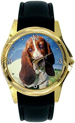 TWK Women's Basset Hound Dog Watch Quartz White Dial Watch