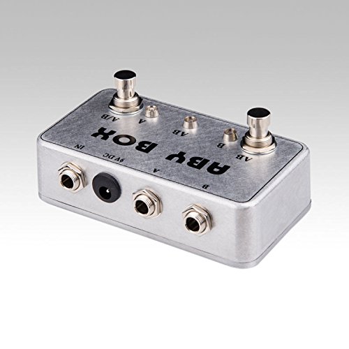 New Hand Made ABY Switch Box For Effects Pedal-True Bypass- Amp/guitar AB