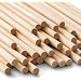 Mendi 50 Bâtonnets en bois 40 cm x 5,5 mm pour travaux manuels, barbe à papa Mendi 50 Bâtonnets en bois 40 cm x 5,5 mm pour travaux manuels, barbe à papa