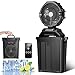 Portable Misting Fan for Outside,40000mAh Rechargeable Camping Mister Fan,15L Cooling Fan with Remote,Ice Fan with 4 Spray Speeds,4 Misting Modes,3 Light Modes for Garden/Camping/Party/Fishing