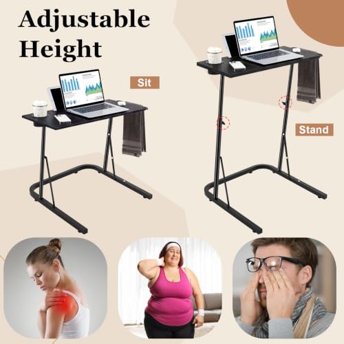 Image of Weysat Walking Pad Desk, Adjustable Height Treadmill Desk, 31.5 inch-47.2 inch