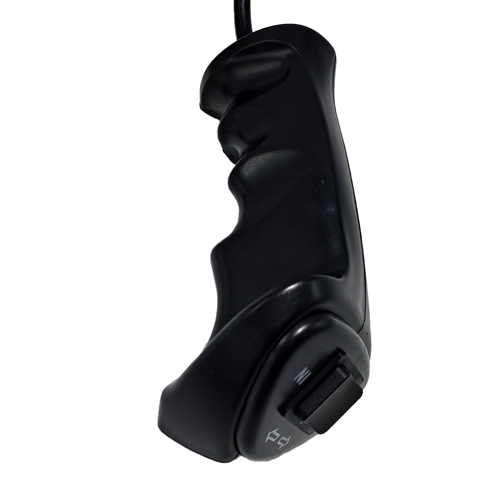 Lecreatekit Telecomando per verricello elettrico a 3 pin, 12 V-48 V, 500 A, con cavo da 300 cm, per auto fuoristrada e maniglia di ricambio