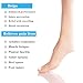 Gjinxi Spa Moisturizing Heel Socks for Dry Cracked Feet Toeless Gel Pedicure Socks Callus Softener Moisture Open Toe Feet Moisturizer Sleep Sock Dry Heels Treatment for Women Men Overnight Foot Care