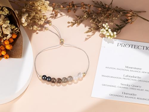 LOVEMY Protection Bracelet, Energy Protection Bracelet, Travel Protection, Energy Shield, Healing Bracelets for Women, Protection Gift For Her3
