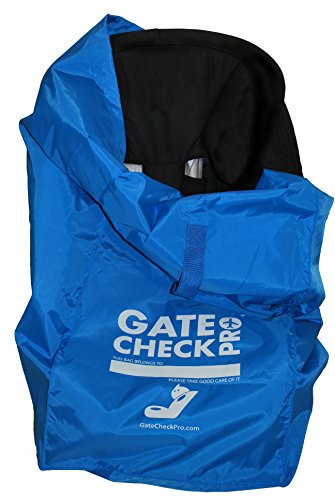 Gate Check PRO | Sac de transport pour siège auto | Nylon balistique ultra-résistant | Taille unique | Protège les sièges auto et rehausseurs pour enfant lors des voyages en avion avec des enfants