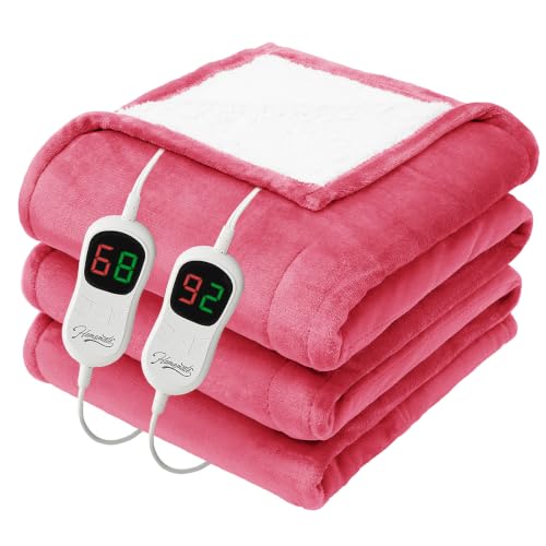 Image of Homemate Heated Electric Blanket Queen Size 84 inchx 90 inch Heating Blanket