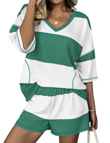 Ekouaer Two Piece Sets for Women Summer Lounge Sets 2026