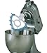 SideSwipe flexible silicone edge beater attachment for KitchenAid 4.5-5 Qt tilt-head stand mixer,blue