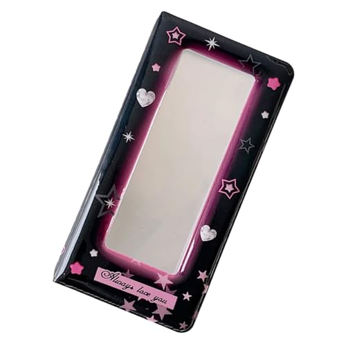 Snorvixre Piccolo libro porta carte fotografiche per famose carte coreane, cartella album, piccolo album fotografico