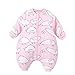 Saco de Dormir de Invierno para Niños Piernas Divididas Saco de Dormir Pijama de Grosor Medio con Manga Larga Desmontable Durante 4-5 Años
