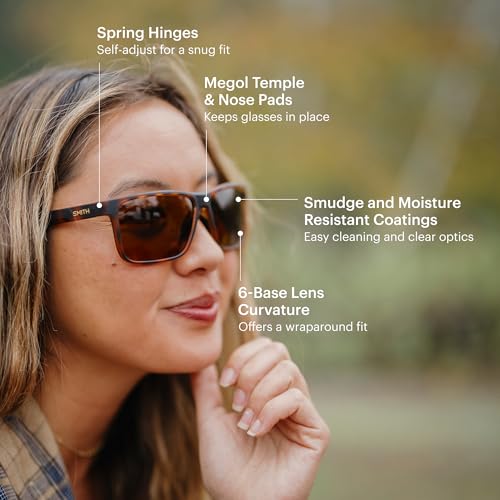 Image of SMITH Riptide Sunglasses with ChromaPop Polarized Lenses - Performance Eyewear for Beach, Fishing, Hiking