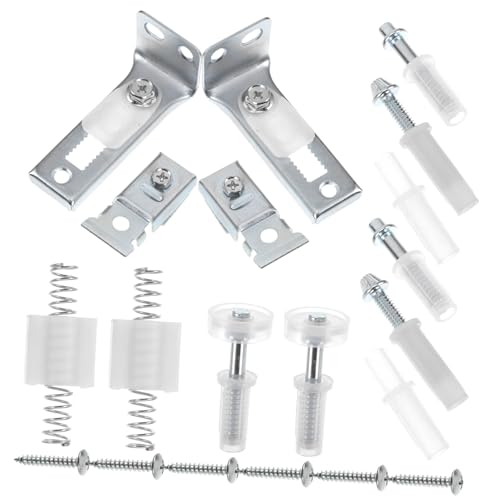 Kit de herrajes para puertas abatibles para reparación y reemplazo de puertas de clóset