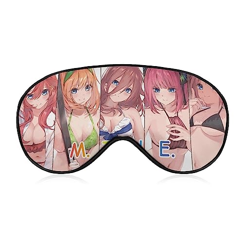 五等分の花嫁 アイマスク キャラクター アニメ アイマスク 睡眠用 かわいい 睡眠改善 遮光 柔らかい 眼精疲労 目元疲労回復 安眠マスク 圧迫感なし 子供 男女兼用 ギフト