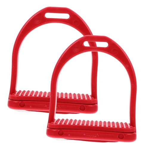 YARNOW Horse Saddle Stirrups Western English Replacement for Horse Riding Lightweight Pom