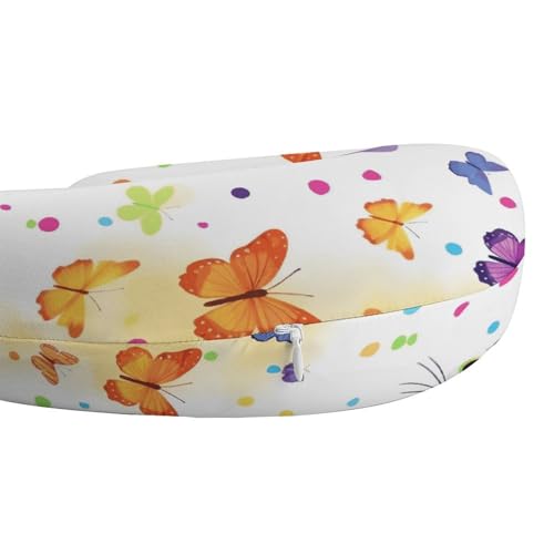 Almohada espuma viscoelástica U para viaje 30x25 cm miniatura 4