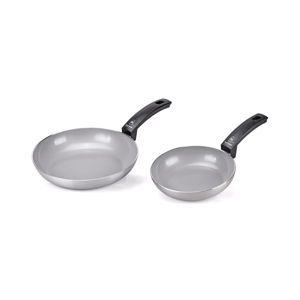 Moneta Innova FineGres Pannenset, 20 26 Cm, Natuurlijke Coating Geen Pfas Ook Voor Inductie 100 Made In 1214054