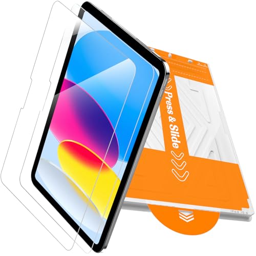PandaShield 2 Pack for iPad 11th/10th Gen.(A16 2025/2022,11/10.9 inch)9H+ Tempered Glass Screen...