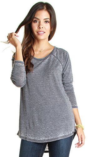 Volcom Juniors Lived In Burnout Long Sleeve Top