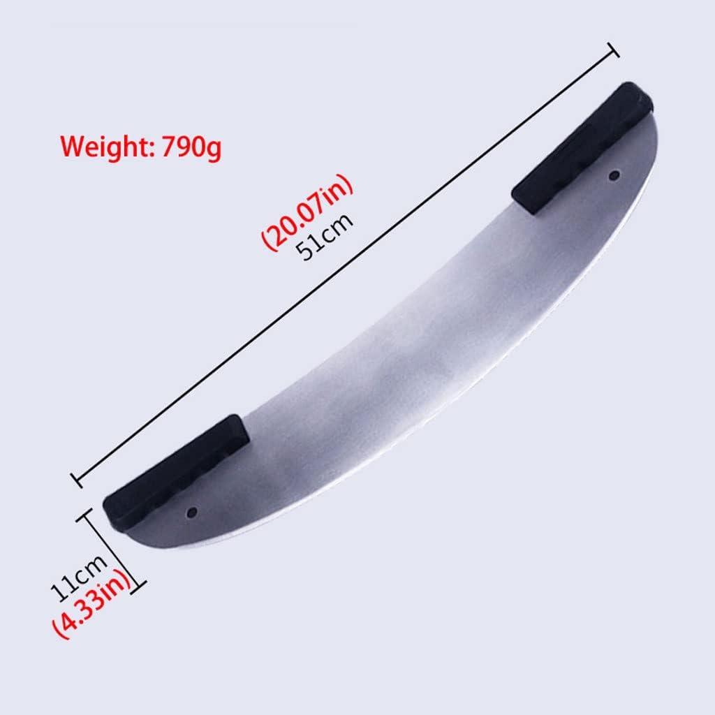 Pizza Cutter Pizza Cutter Thickened Stainless Steel Pizza Shaker Kitchen Tool Solid Wood Machete Pizza Cutter Pizza Slicer (Size : C)