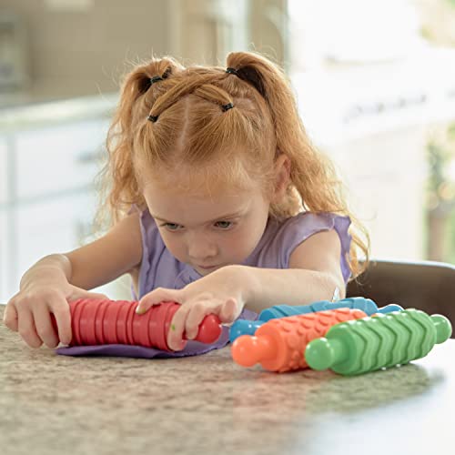 Ready 2 Learn Paint And Clay Texture Rollers - Set Of 4 - Pattern Rolling Pins For Kids - Art Tools For Posters, Signs And Dough Creations #TOP5