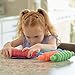 READY 2 LEARN Paint and Dough Texture Rollers | Set of 4 | Patterned Rolling Pins for Kids | Play Dough Accessories and Art Tools
