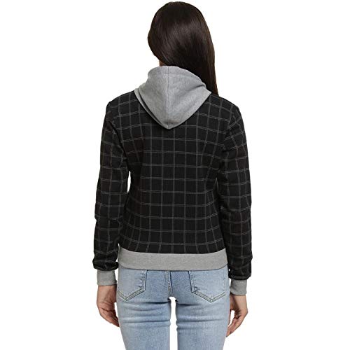 Image of PINACOLADA Women Stylish Checked Casual Jacket(AWZ19 JKCHKHD01 W PLN BLGR AZ L)