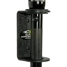 ClearOne TC102 Flashlight Holder, Wall Mount, 3.5 x 7 x 4 in, Rubber Grommet, Plastic, Black, D Cell Flashlights, Each