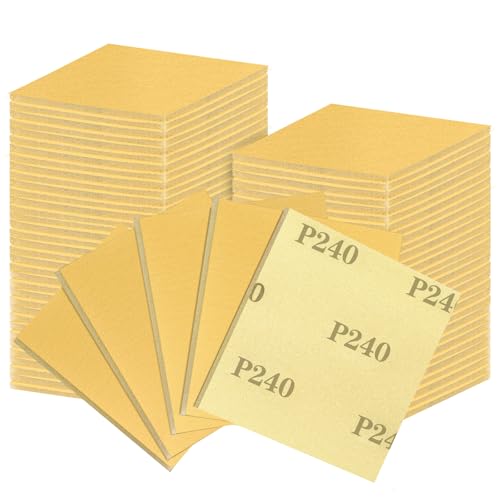 Shineboc 18 Pieces Sanding Sponge, Sanding Block Grit 240, Soft Foam Sand Block Wet Dry Sandpaper for Wood and Metal