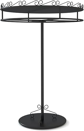 Miniatura 9 de LXBAMKEA Perchero de ropa independiente giratorio estante de ropa residencial comercial riel colgante circular para ropa colgador de boutiques